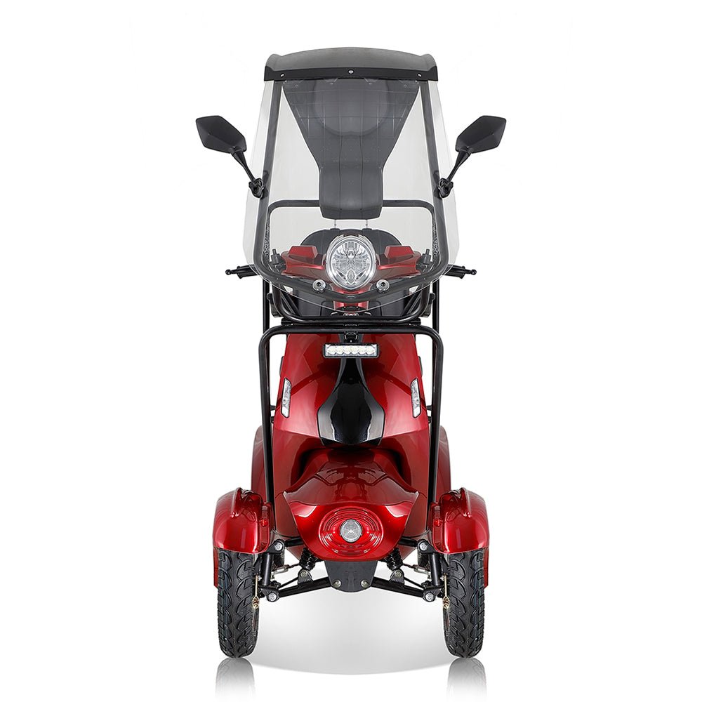 Zvg 600W 60V/20AH Four-Wheel Electric Elderly Handicap Adult Mobility Travel Scooter W/ Cover (SAK95716)